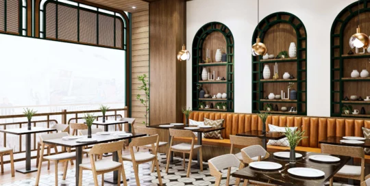 ออกแบบตกแต่งร้านอาหาร