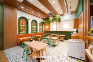 ออกแบบตกแต่งร้านอาหารสุขภาพ